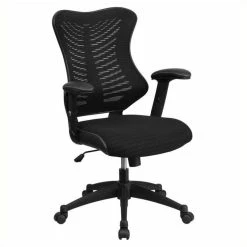 Best deal 👍 Scranton & Co High Back Mesh Office Chair In Black ❤️