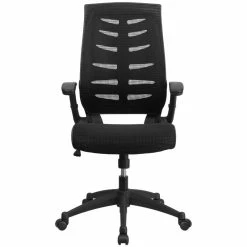 Cheap 🌟 Scranton & Co High Back Swivel Office Chair In Black 🧨 -Deals Writing Desks Store 1825501 3 L