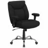 Cheapest 💯 Scranton & Co Big And Tall Fabric Swivel Office Chair In Black 🎉 -Deals Writing Desks Store 1825533 L