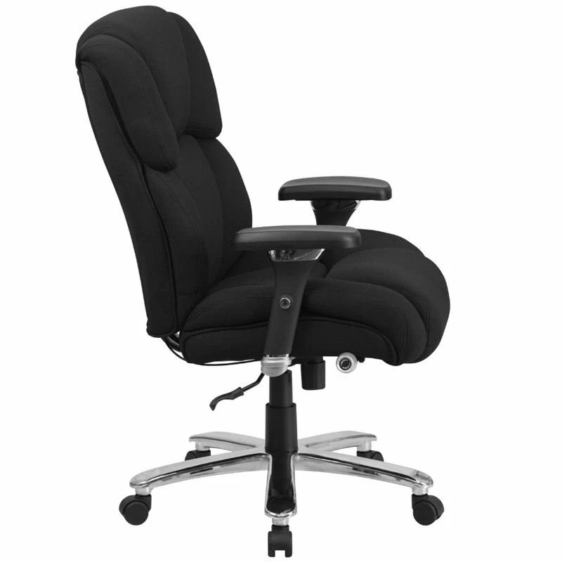Best deal 🎁 Scranton & Co Big And Tall Fabric Swivel Office Chair In Black ⭐ 4 Best deal 🎁 Scranton & Co Big And Tall Fabric Swivel Office Chair In Black ⭐ - Image 2