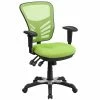 Buy 😍 Scranton & Co Mid Back Mesh Swivel Office Chair In Green 🎉 -Deals Writing Desks Store 1825553 L