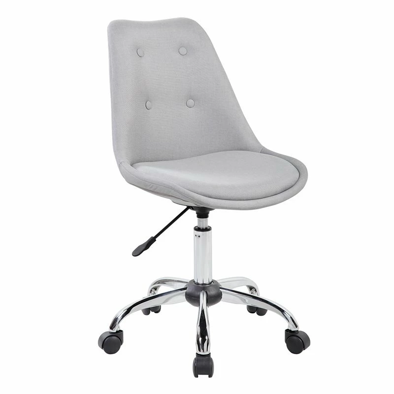 Cheap 🔔 Scranton & Co Armless Desk Chair In Gray 😉 3 Cheap 🔔 Scranton & Co Armless Desk Chair In Gray 😉