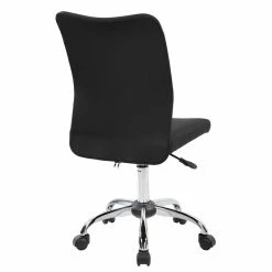 Top 10 ✨ Scranton & Co Modern Armless Desk Chair In Black ⭐ 10 Top 10 ✨ Scranton & Co Modern Armless Desk Chair In Black ⭐ -Deals Writing Desks Store 1825606 3 L