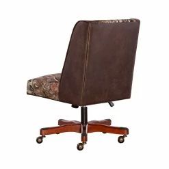 Cheap 😀 Linon The Oak Nativ Living Draper Office Chair In Brown 🔥 -Deals Writing Desks Store 1826245 11 L