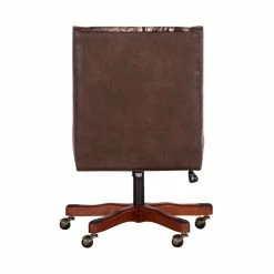 Cheap 😀 Linon The Oak Nativ Living Draper Office Chair In Brown 🔥 -Deals Writing Desks Store 1826245 12 L