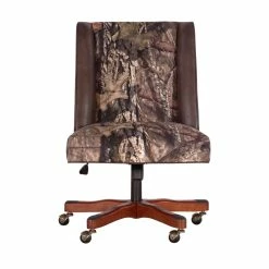 Cheap 😀 Linon The Oak Nativ Living Draper Office Chair In Brown 🔥 -Deals Writing Desks Store 1826245 9 L