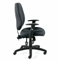 Flash Sale 👍 Scranton & Co Adjustable Ergonomic Office Chair In Black 🥰 -Deals Writing Desks Store 1830919 4 L