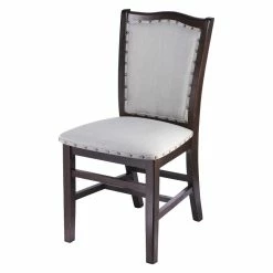 Brand new ✨ Beechwood Mountain Schoolhouse Side Chair With Upholstered Back In Walnut (Set Of 2) 🔥