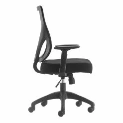 Budget 🔥 Serta At Home Serta Works Production Jet Black Mesh Office Chair With Nylon Base 🛒 -Deals Writing Desks Store 1838929 5 L