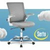 Top 10 🎁 Serta At Home Serta Works Creativity Modern Gray Mesh Office Chair With Chrome Base 💯
