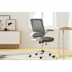 Top 10 🎁 Serta At Home Serta Works Creativity Modern Gray Mesh Office Chair With Chrome Base 💯 -Deals Writing Desks Store 1838936 15 L