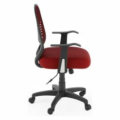 Buy 🛒 CorLiving Workspace Red Mesh Fabric Office Chair 🌟 -Deals Writing Desks Store 1839009 5 L