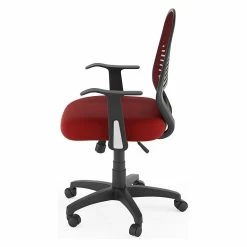 Buy 🛒 CorLiving Workspace Red Mesh Fabric Office Chair 🌟 -Deals Writing Desks Store 1839009 6 L