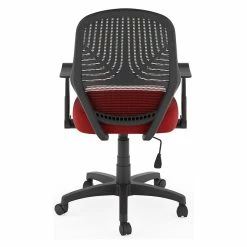 Buy 🛒 CorLiving Workspace Red Mesh Fabric Office Chair 🌟 -Deals Writing Desks Store 1839009 7 L