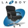 Cheapest 🌟 La-Z-Boy Office La-Z-Boy Sutherland Office Chair With Padded Arms Jet Black 😉 -Deals Writing Desks Store 1849323 3 L