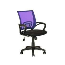 Best deal ❤️ Atlin Designs Swivel Office Chair In Purple And Black 🛒
