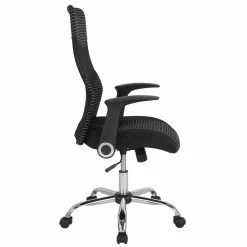 Best reviews of ❤️ Flash Furniture Milford High Back Mesh Swivel Office Chair In Black ⌛ -Deals Writing Desks Store 1864242 2 L
