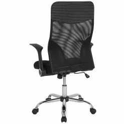 Best reviews of ❤️ Flash Furniture Milford High Back Mesh Swivel Office Chair In Black ⌛ -Deals Writing Desks Store 1864242 3 L