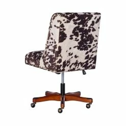 Coupon 🔥 Riverbay Furniture Armless Upholstered Office Chair In Udder Madness Milk 🎁 -Deals Writing Desks Store 1877866 1877869 L