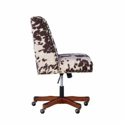Coupon 🔥 Riverbay Furniture Armless Upholstered Office Chair In Udder Madness Milk 🎁 -Deals Writing Desks Store 1877866 1877872 L