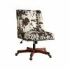 Coupon 🔥 Riverbay Furniture Armless Upholstered Office Chair In Udder Madness Milk 🎁 -Deals Writing Desks Store 1877866 L
