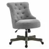 Best Sale 💯 Riverbay Furniture Fabric Office Swivel Chair In Light Gray 👏 -Deals Writing Desks Store 1878296 L