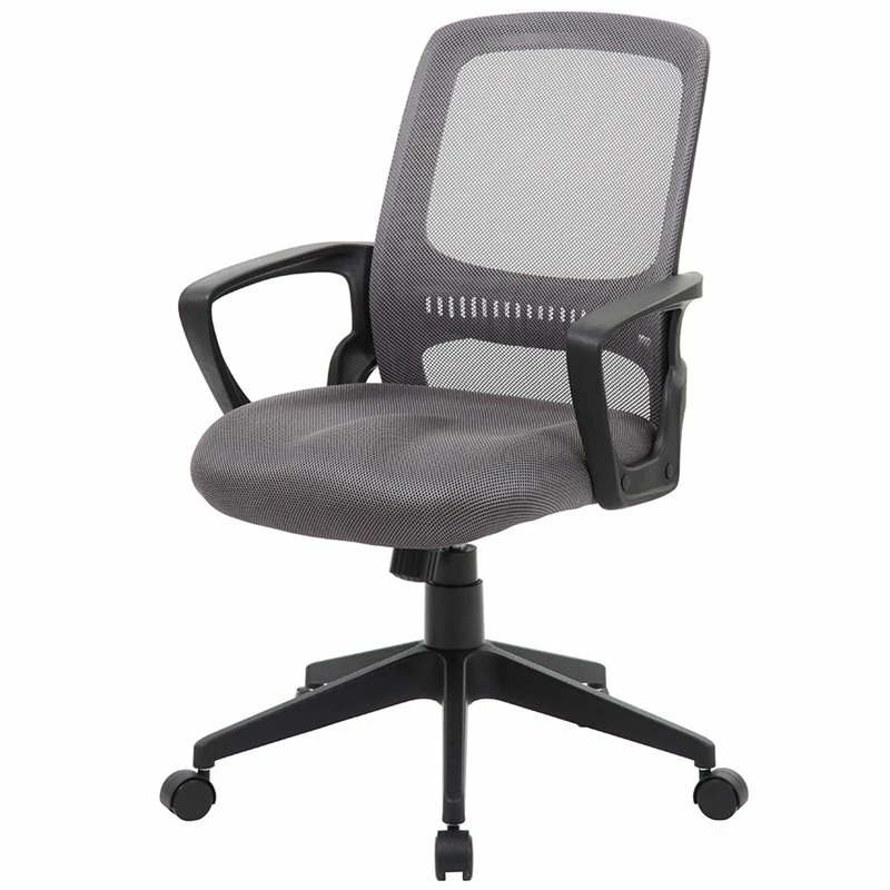 New ✔️ Boss Office Products Boss Office Mesh Swivel Office Chair In Gray And Black 👏 5 New ✔️ Boss Office Products Boss Office Mesh Swivel Office Chair In Gray And Black 👏 - Image 3