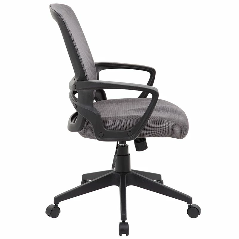 New ✔️ Boss Office Products Boss Office Mesh Swivel Office Chair In Gray And Black 👏 6 New ✔️ Boss Office Products Boss Office Mesh Swivel Office Chair In Gray And Black 👏 - Image 4