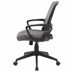 New ✔️ Boss Office Products Boss Office Mesh Swivel Office Chair In Gray And Black 👏 13 New ✔️ Boss Office Products Boss Office Mesh Swivel Office Chair In Gray And Black 👏 -Deals Writing Desks Store 1878489 5 L