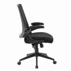 Buy 👏 Boss Office Products Boss Office Mesh Swivel Flip Arm Office Chair In Black 🥰 -Deals Writing Desks Store 1878493 6 L