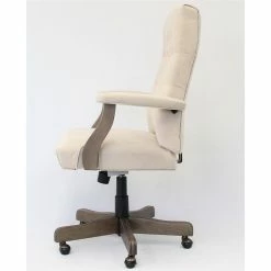 Brand new 💯 Boss Office Products Boss Office Albany Tufted Swivel Executive Office Chair In Champagne ✔️ -Deals Writing Desks Store 1878507 4 L
