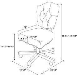 Best reviews of 🥰 Riverbay Furniture Tufted Swivel Office Chair In Gray 💯 15 Best reviews of 🥰 Riverbay Furniture Tufted Swivel Office Chair In Gray 💯 -Deals Writing Desks Store 1885617 1885622 L