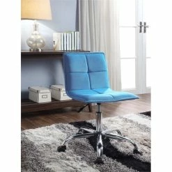 Discount 🥰 Riverbay Furniture Office Chair In Blue 🔥 -Deals Writing Desks Store 1885819 1 L