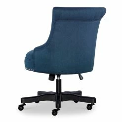 Cheapest ⭐ Riverbay Furniture Office Chair In Blue ✔️ -Deals Writing Desks Store 1886001 1886003 L