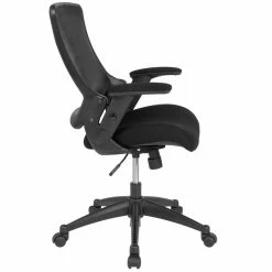 Best reviews of 🎁 Flash Furniture Mesh Mid Back Swivel Executive Office Chair In Black 🎉 -Deals Writing Desks Store 1904954 2 L