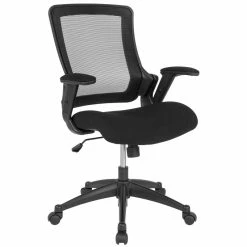 Best reviews of ๐ Flash Furniture Mesh Mid Back Swivel Executive Office Chair In Black ๐