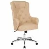 Promo ✨ Flash Furniture Chambord High Back Swivel Office Chair In Beige ❤️ 1 Promo ✨ Flash Furniture Chambord High Back Swivel Office Chair In Beige ❤️ -Deals Writing Desks Store 1904976 L