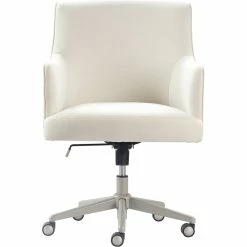 Top 10 😉 Tommy Hilfiger Belmont Home Office Chair Ivory Fabric 🧨 -Deals Writing Desks Store 1906775 13 L