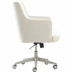 Top 10 😉 Tommy Hilfiger Belmont Home Office Chair Ivory Fabric 🧨 -Deals Writing Desks Store 1906775 15 L
