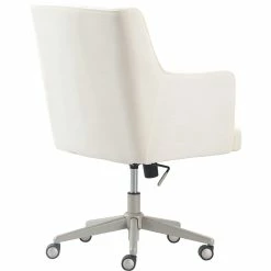 Top 10 😉 Tommy Hilfiger Belmont Home Office Chair Ivory Fabric 🧨 -Deals Writing Desks Store 1906775 16 L
