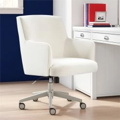 Top 10 😉 Tommy Hilfiger Belmont Home Office Chair Ivory Fabric 🧨 -Deals Writing Desks Store 1906775 19 L
