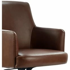Cheap 🌟 Tommy Hilfiger Belmont Home Office Chair Brown Leather 🤩 -Deals Writing Desks Store 1906778 9 L