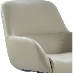 New 🌟 Tommy Hilfiger Forester Leather Office Chair Cream 👍 -Deals Writing Desks Store 1906785 6 L