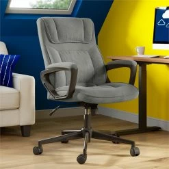 Best reviews of 😀 Serta At Home Serta Hannah Office Chair Velvet Gray Microfiber ⌛ 27 Best reviews of 😀 Serta At Home Serta Hannah Office Chair Velvet Gray Microfiber ⌛ -Deals Writing Desks Store 1906827 50 L