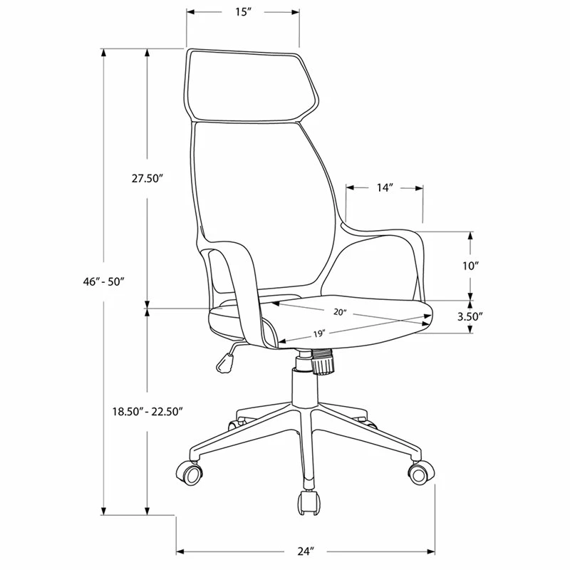 Cheap ๐ฅ Monarch Ergonomic Swivel Executive Office Chair In Black ๐งจ 6 Cheap ๐ฅ Monarch Ergonomic Swivel Executive Office Chair In Black ๐งจ - Image 4