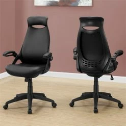 Coupon ⭐ Monarch Ergonomic Swivel Executive Office Chair In Black 🔔 -Deals Writing Desks Store 1916724 1 L