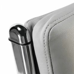 Brand new 👍 BBF Modelo High Back Leather Executive Office Chair In Light Gray Leather 🔔 -Deals Writing Desks Store 1921845 4 L