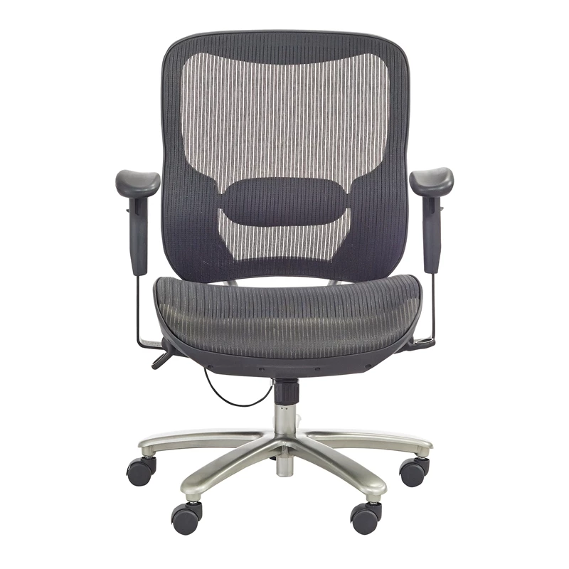 Hot Sale ❤️ Safco Lineage Big N Tall Mesh Task Chair 3505BL 400 Lb Capacity Black 👍 4 Hot Sale ❤️ Safco Lineage Big N Tall Mesh Task Chair 3505BL 400 Lb Capacity Black 👍 - Image 2