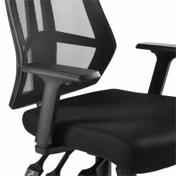 Outlet 😉 Modway Extol Mesh Ergonomic Adjustable Swivel Office Chair In Black ✨ -Deals Writing Desks Store 1944943 4 L
