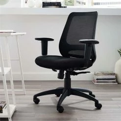 Buy 💯 Modway Forge Mesh Ergonomic Adjustable Swivel Office Chair In Black 👍 11 Buy 💯 Modway Forge Mesh Ergonomic Adjustable Swivel Office Chair In Black 👍 -Deals Writing Desks Store 1944945 1 L